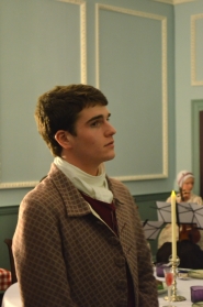 George Lewis (Will Goldstein) expresses his desire to enlist in the Continental Army.