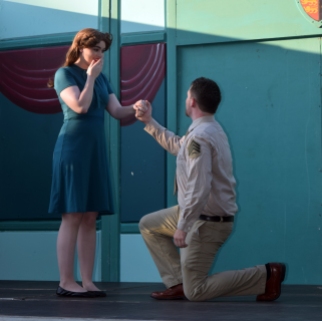 Claudio proposes to Hero (Corinn Keene).